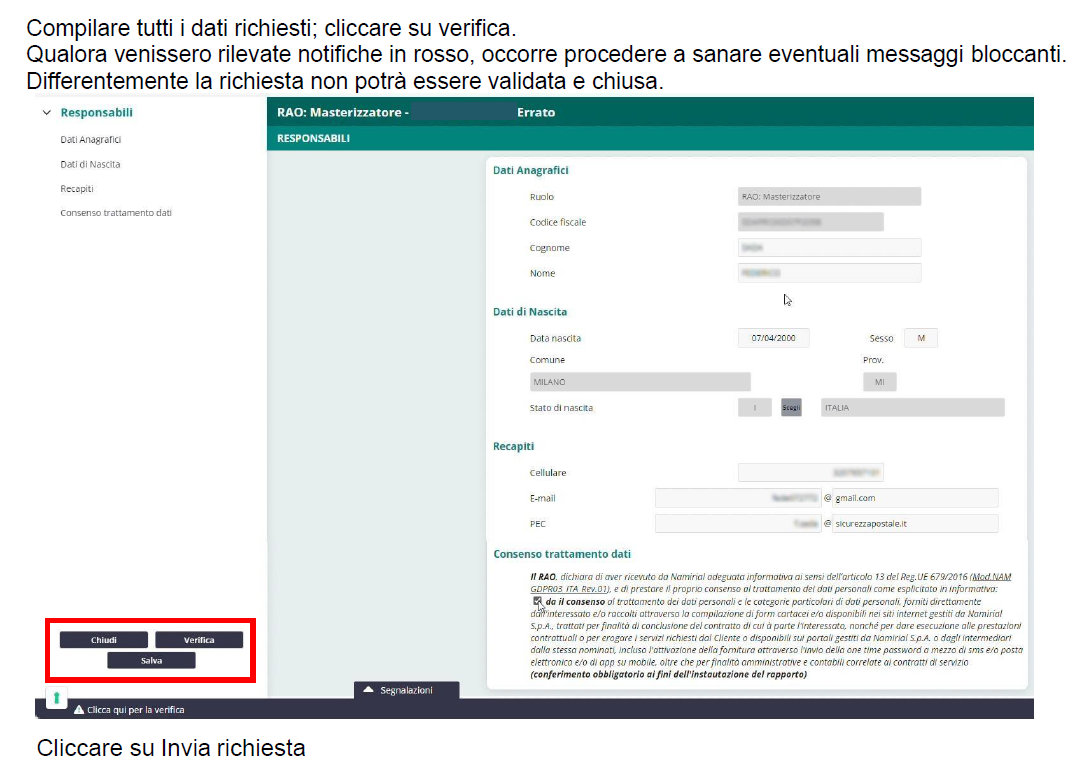 SPID - GUIDA ATTIVAZIONE RAO FIRMA DIGITALE E SPID – Namirial Partner